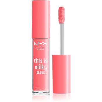 NYX Professional Makeup This is Milky Gloss lip gloss hidratant culoare 05 - Moo-dy peach 4 ml