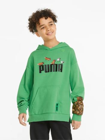 Puma Puma x Minecraft Hanorac pentru copii Verde