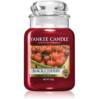 Yankee Candle Black Cherry lumânare parfumată Clasic mediu 623 g