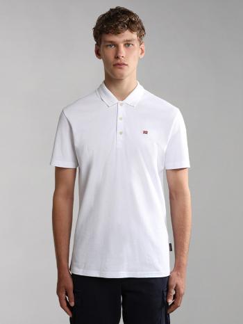 Napapijri Polo Tricou Alb