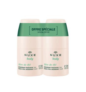 Nuxe Set de deodorante cu bilă Reve de Thé (Fresh-Feel Deodorant 24h Duo) 2 x 50 ml