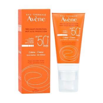 Avène Cremă protectoare pentru ten uscat și sensibil fără parfum SPF50+ (Very High Protection Cream) 50 ml