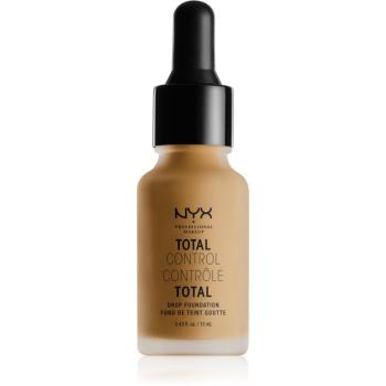 NYX Professional Makeup Total Control Drop Foundation make up culoare 15 Caramel 13 ml