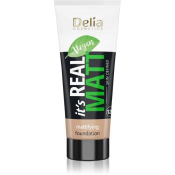 Delia Cosmetics It's Real Matt machiaj cu efect matifiant culoare 105 honey 30 ml