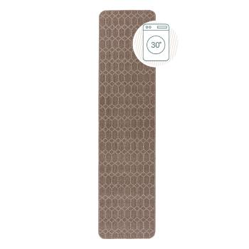 Covor tip traversă maro lavabil 57x230 cm Argyll – Flair Rugs