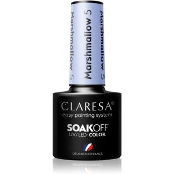 Claresa SoakOff UV/LED Color Marshmallow lac de unghii sub forma de gel culoare 5 5 g