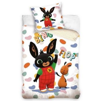 Lenjerie de pat Bunny Bing și Flop , 100 x 135 cm,40 x 60 cm