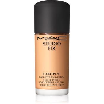 MAC Cosmetics Studio Fix Fluid SPF 15 24HR Matte Foundation + Oil Control Mini machiaj cu efect matifiant SPF 15 culoare NC20 15 ml