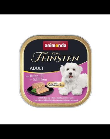 ANIMONDA Vom Feinsten Pate pentru caini 150g pui, oua si sunca