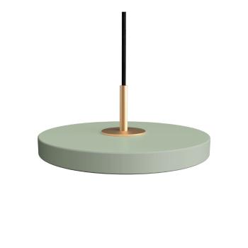 Lustră verde-deschis LED cu abajur din metal ø 15 cm Asteria Micro – UMAGE