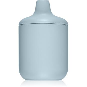 Mushie Silicone Sippy Cup ceasca Powder-blue 175 ml