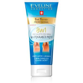 Eveline Cosmetics Foot Therapy crema pentru calcaie crapate 8 in 1 100 ml