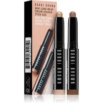 Bobbi Brown Long-Wear Cream Shadow Stick Duo Mini creion de ochi lunga durata Taupe - Moonstone 2 buc