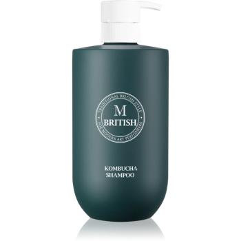 BRITISH M Kombucha șampon intens cu efect de regenerare pentru par si scalp deteriorat 750 ml