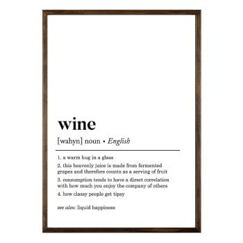 Poster 50x70 cm Wine – Wallity