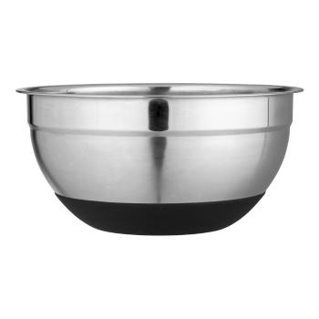 Bol din oțel inoxidabil cu bază antiderapantă Wenko Black Outdoor Kitchen Aru, 1,7 l