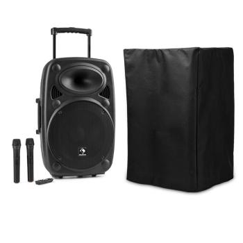 Auna Streetstar Sistemul 15PA mobil cu capac de protecție 15'' subwooferBT USB / SD / MP3