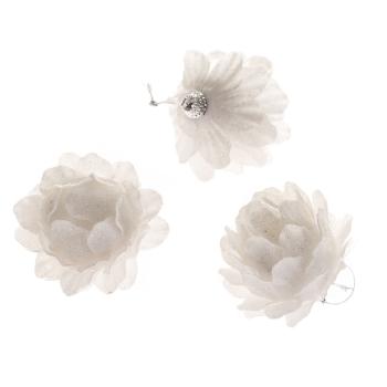 Set ornamente de agățat Fiore, 8 cm, 3 buc.