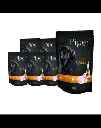 DOLINA NOTECI PIPER Animals cu prepelita 10x500 g hrana umeda pentru caini