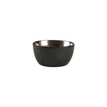 Bol servire din gresie ceramică Bitz, ø 14 cm, negru