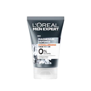 L´Oréal Paris Gel de curățare pentru față Men Expert Magnesium Defense (Face Wash) pentru piele sensibilă 100 ml