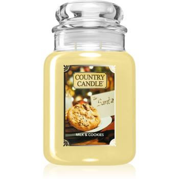 Country Candle Milk & Cookies lumânare parfumată 737 g