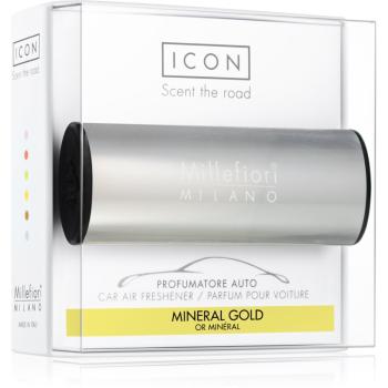 Millefiori Icon Mineral Gold parfum pentru masina Metallo Shiny