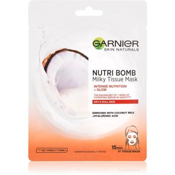 Garnier Skin Naturals Nutri Bomb mască textilă nutritivă  pentru o piele mai luminoasa 28 g