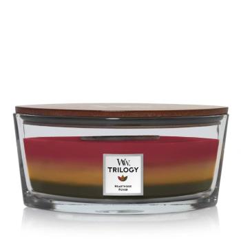 WoodWick Lumânare parfumată Trilogy Hearthside 453,6 g