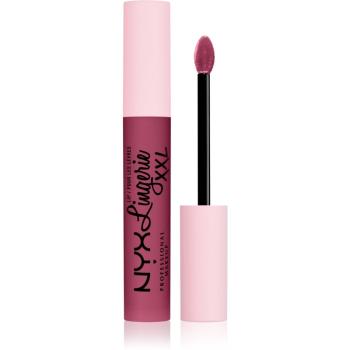 NYX Professional Makeup Lip Lingerie XXL ruj de buze lichid, cu finisaj matifiant culoare 13 - Peek show 4 ml