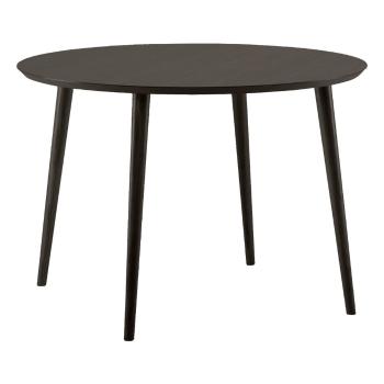 Masă de dining rotundă cu blat cu aspect de lemn de stejar ø 100 cm Cloyd – Woodman