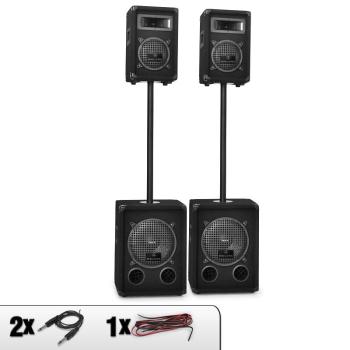 Malone 2.2 set etajat PA set pasiv 2x 6W subwoofer & 2x 250W difuzoare PA