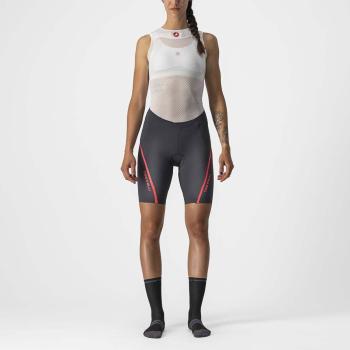 
                 CASTELLI Pantaloni scurți de ciclism fără bretele - VELOCISSIMA 3 LADY - argintiu/roz/gri  
            