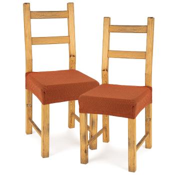4Home Husă elastică scaun Comfort terracotta, 40 - 50 cm, set 2 buc