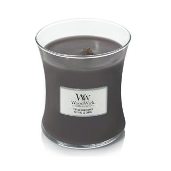 WoodWick Lumânare parfumata in vază Suede &amp; Sandalwood 275 g