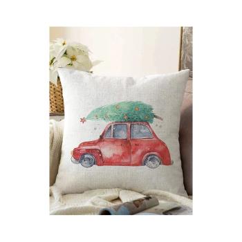 Față de pernă 43x43 cm  cu model de Crăciun – Mila Home