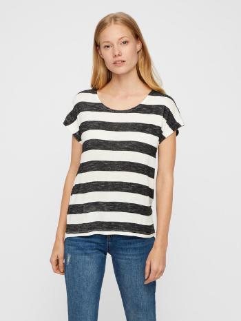 Vero Moda Wide Stripe Tricou Alb