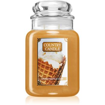 Country Candle Salted Waffle Cone lumânare parfumată 680 g