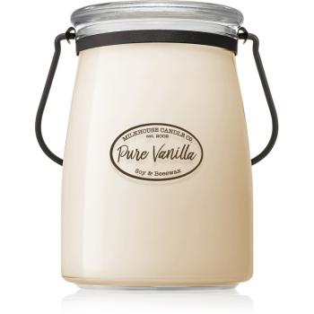 Milkhouse Candle Co. Creamery Pure Vanilla lumânare parfumată  Butter Jar 624 g
