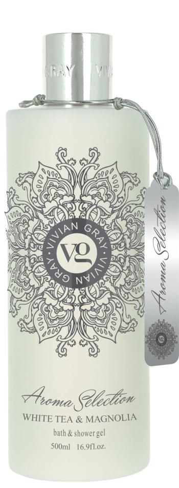 Vivian Gray Gel de duș Aroma Selection White Tea & Magnolia (Bath & Shower Gel) 500 ml