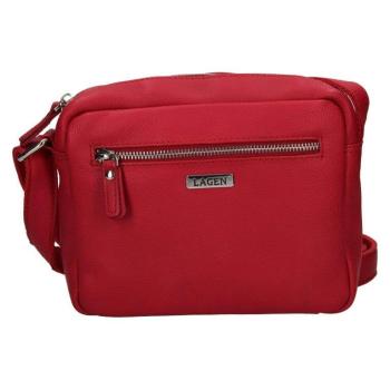 Lagen Geantă din piele crossbody pentru femei BLC/20/1525 RED