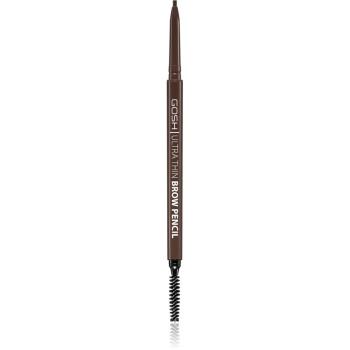 Gosh Ultra Thin creion sprâncene precise cu pensula culoare 003 Dark Brown 0,35 g
