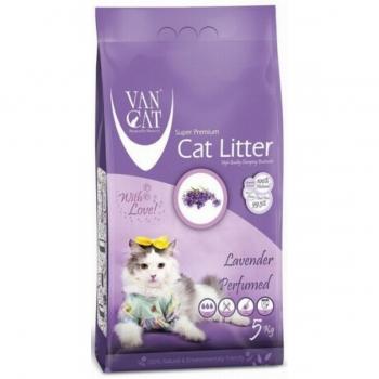 Nisip litiera pisici, Vancat Lavender Compact, 5 kg