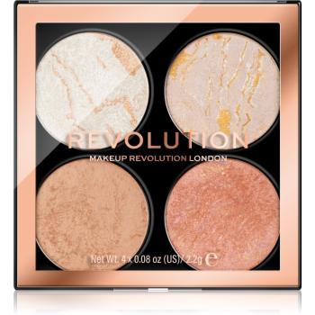 Makeup Revolution Cheek Kit paletă de farduri pentru obraji culoare Take a Breather 4 x 2.2 g