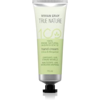 Vivian Gray True Nature Citrus & Bergamot crema de maini hidratanta 75 ml