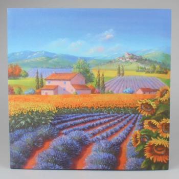 Tablou pe pânză pentru perete Dakls Violet, 50 x 50 cm