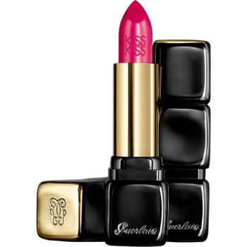 GUERLAIN KissKiss Shaping Cream Lip Colour ruj cremos cu finisaj satinat culoare 361 Excessive Rose 3.5 g
