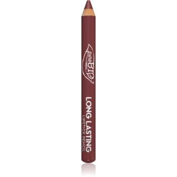 puroBIO Cosmetics Long Lasting Kingsize Creion de buze de lunga durata culoare 016L Burgundy 3 g