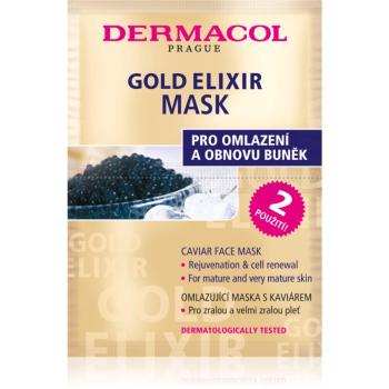 Dermacol Gold Elixir mască pentru față cu caviar 2x8 g