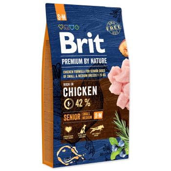 Pachet 2 x Brit Premium by Nature Senior S-M, 15 kg